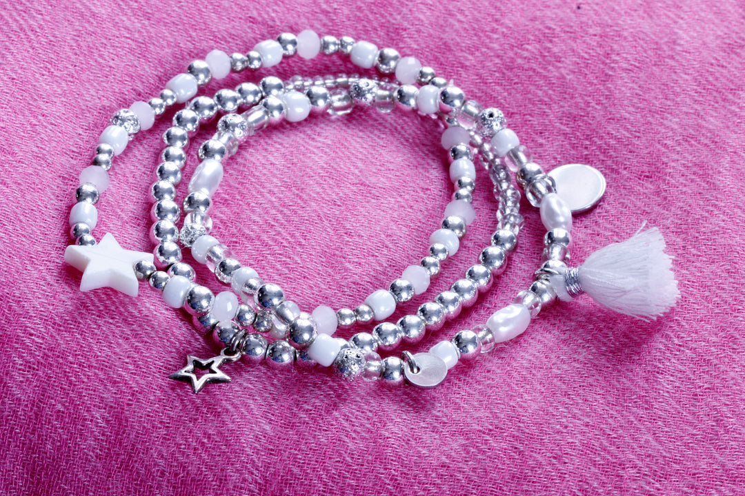 Armband Silbergrau