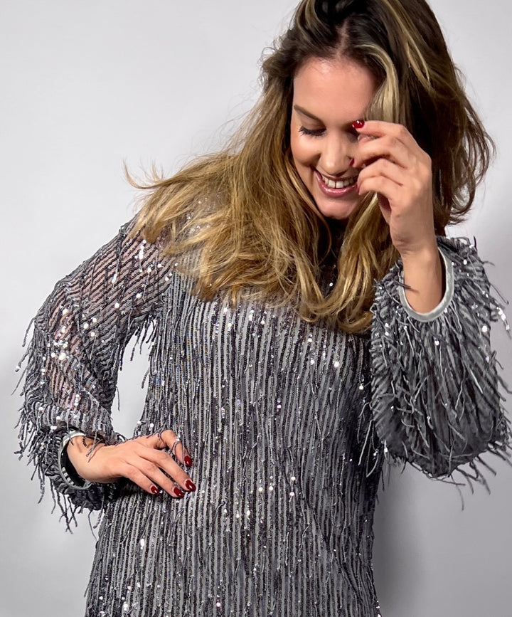 Pailletten-Kleid Ocina