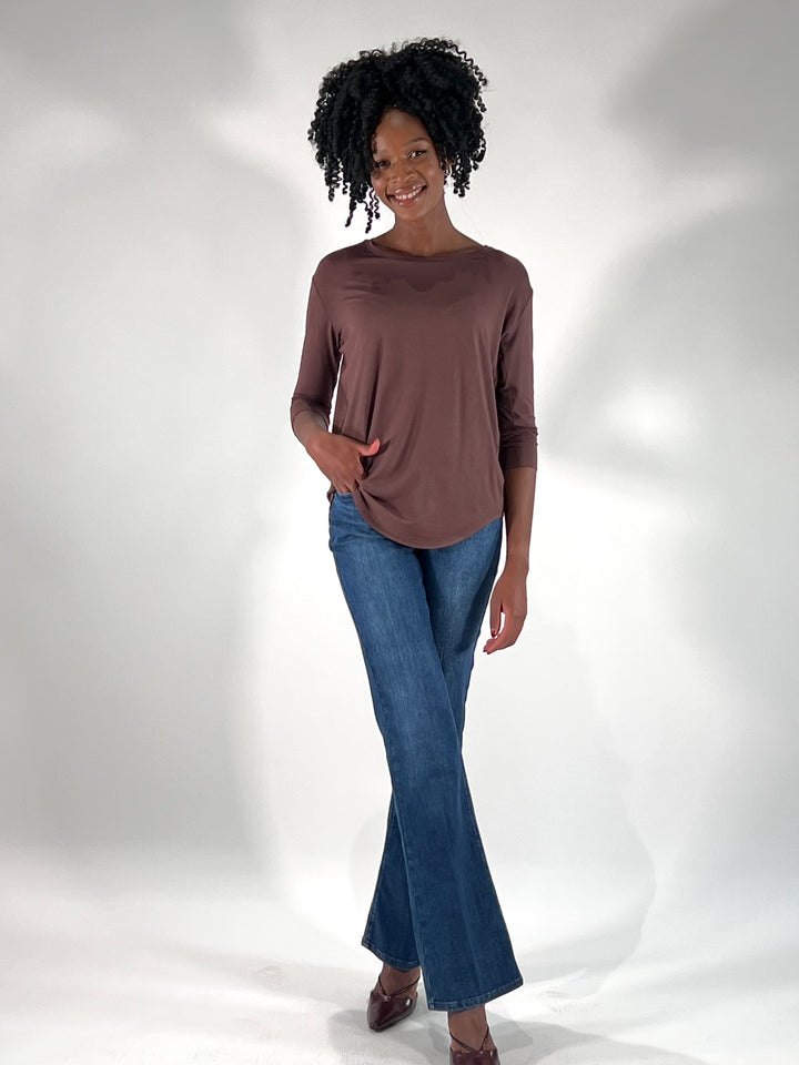 T-Shirt 3/4-Arm in Modal