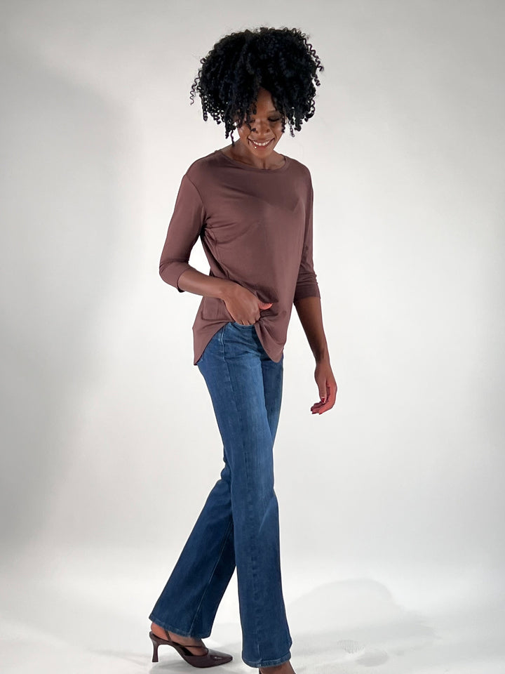 T-Shirt 3/4-Arm in Modal