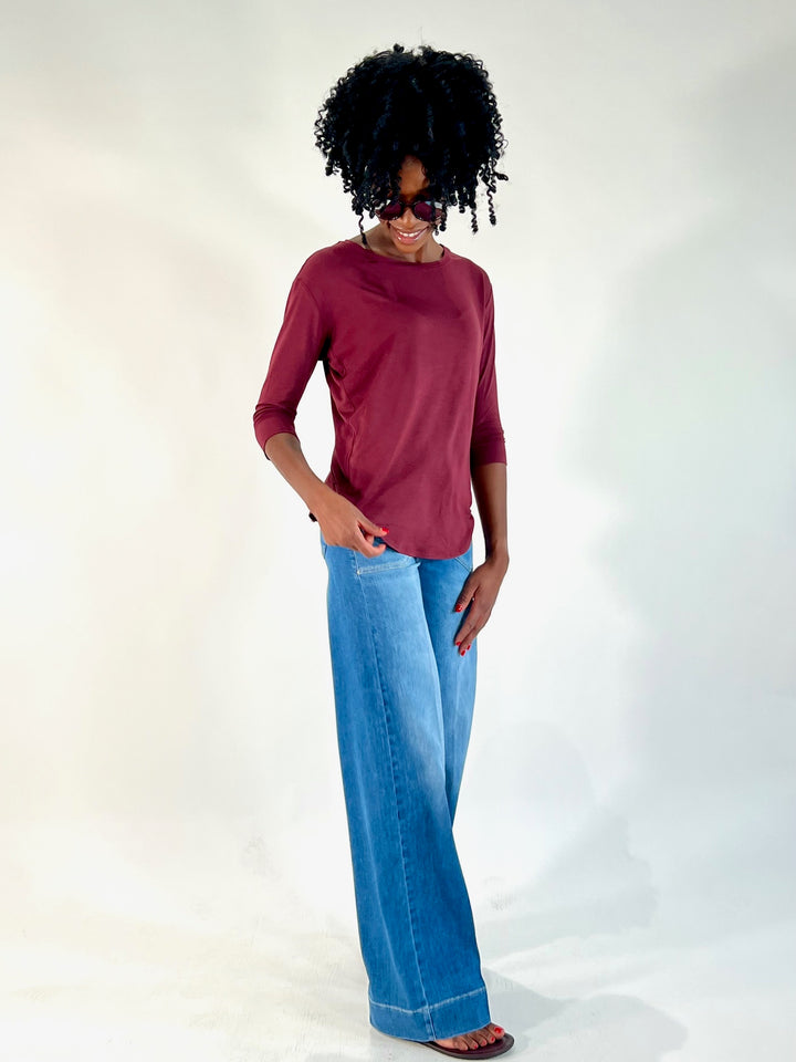 T-Shirt 3/4-Arm in Modal