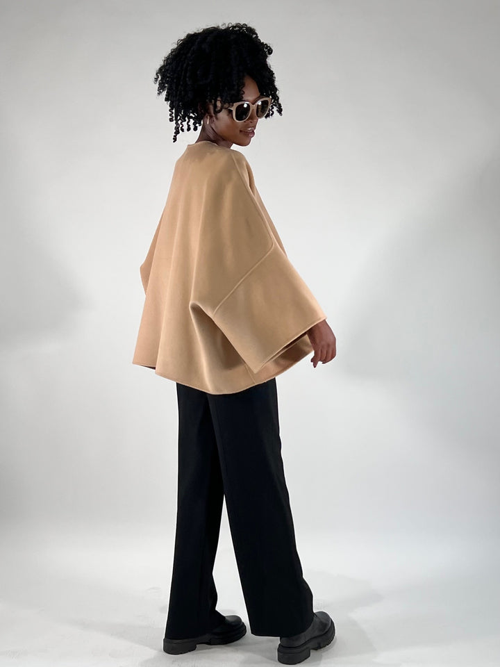 Jacke offen in Doubleface