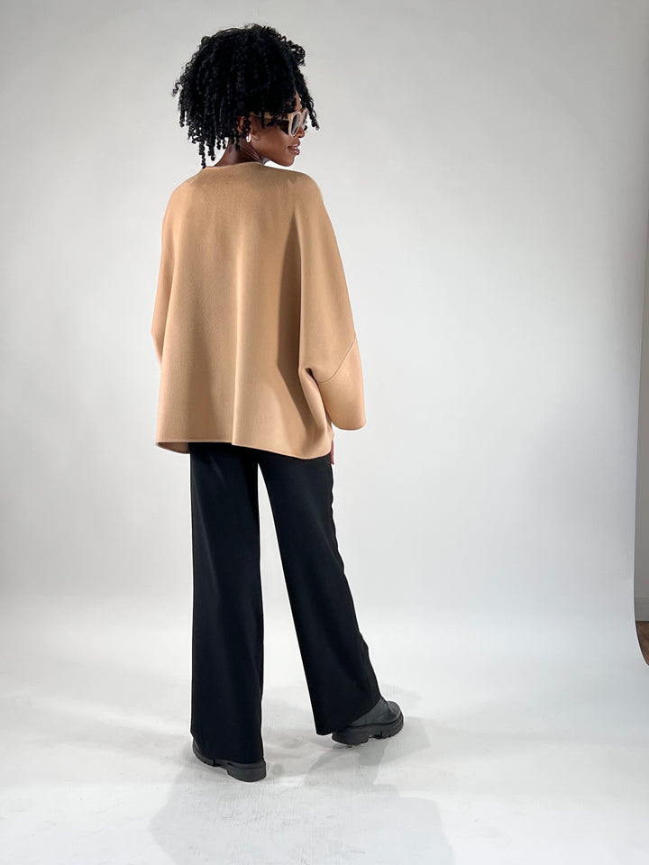 Jacke offen in Doubleface