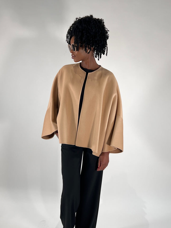 Jacke offen in Doubleface