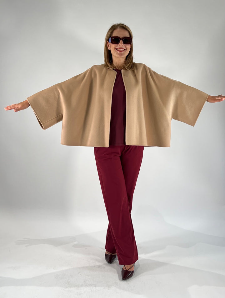 Jacke offen in Doubleface