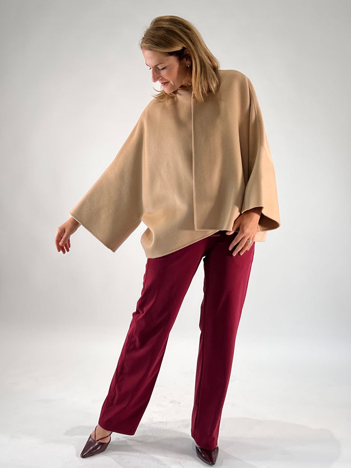 Jacke offen in Doubleface