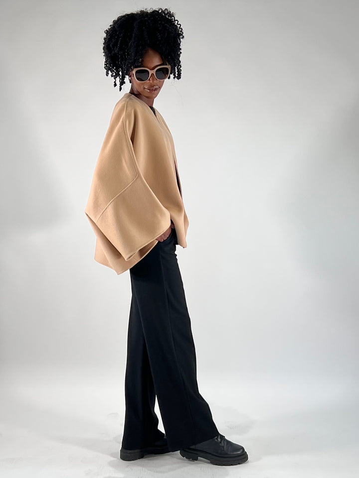 Jacke offen in Doubleface