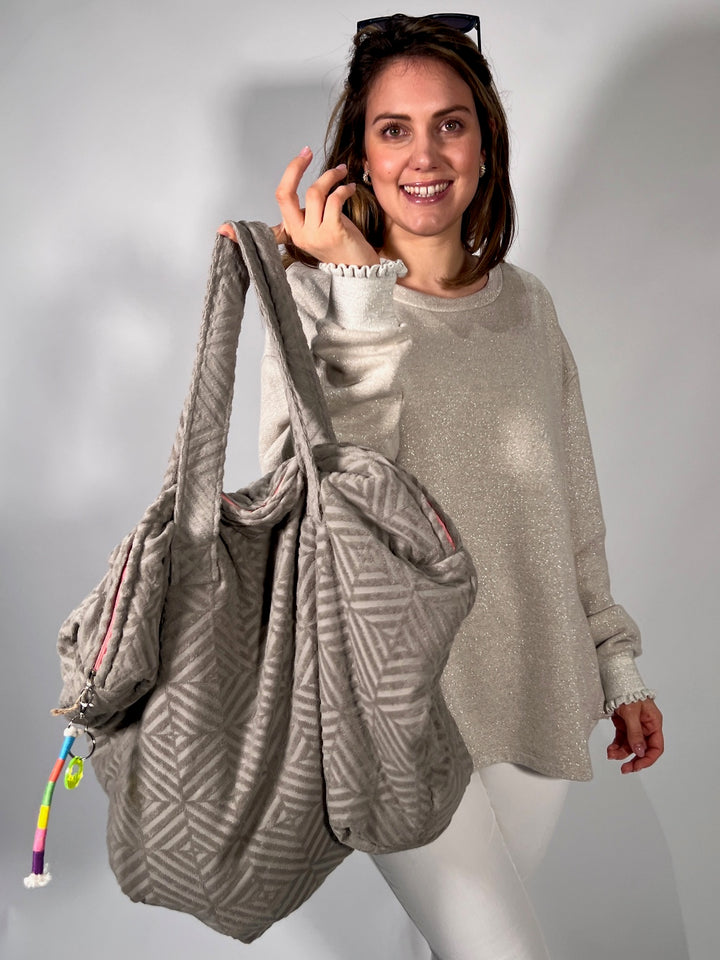 Shopper Gioia mit Frottee