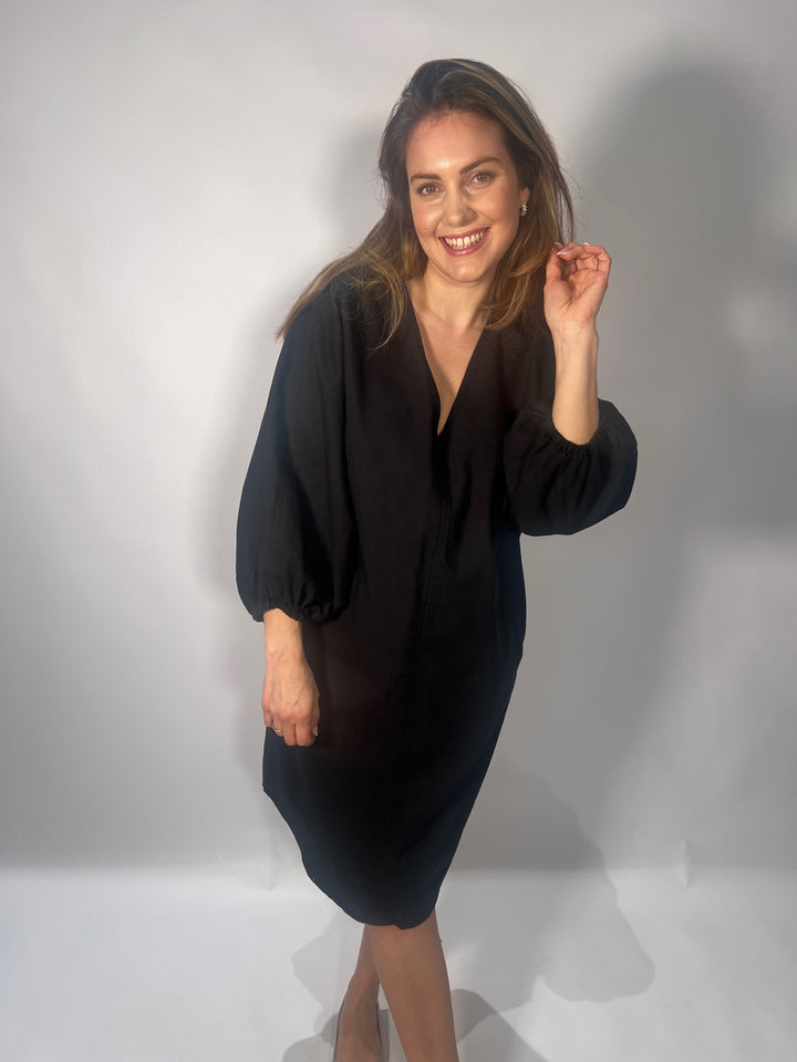 Kleid mit Fledermausärmel