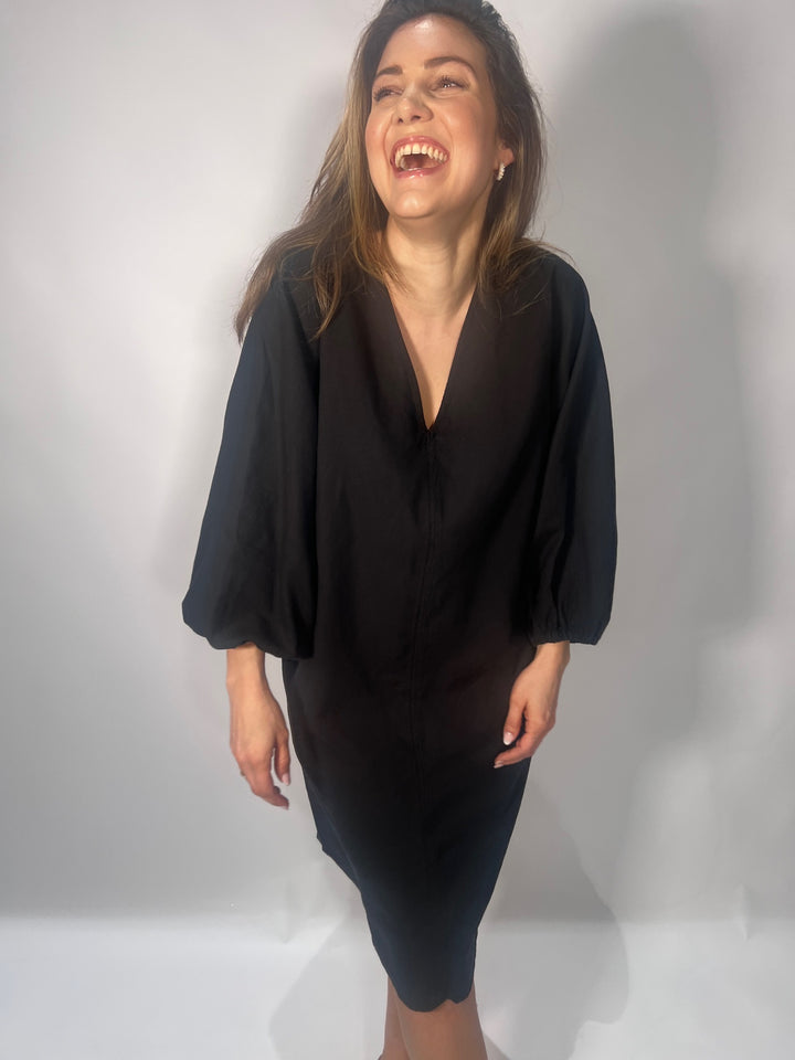 Kleid mit Fledermausärmel