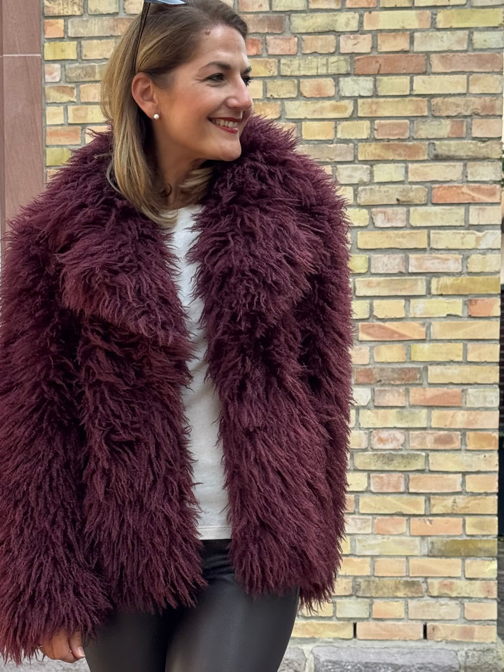 Fake Fur Jacke Langhaar
