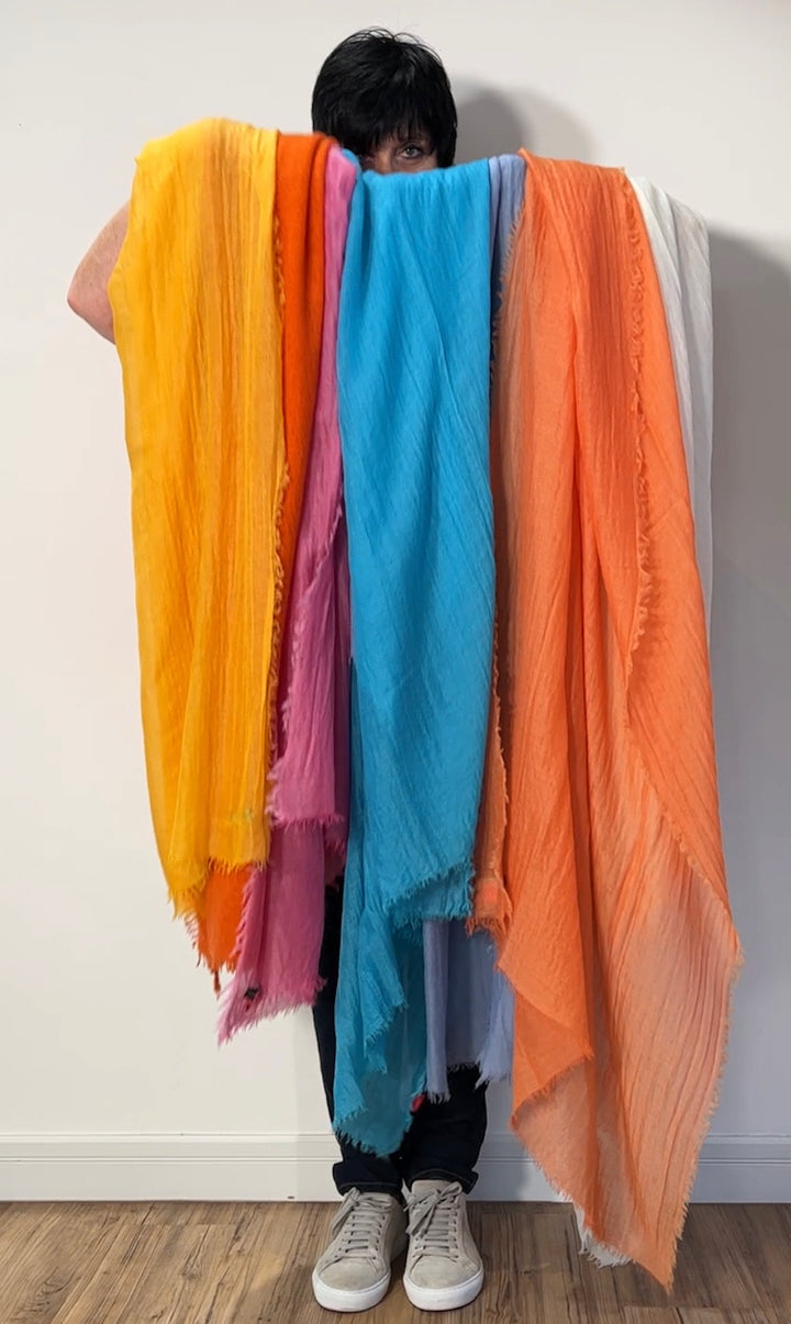 Cashmere Schal uni
