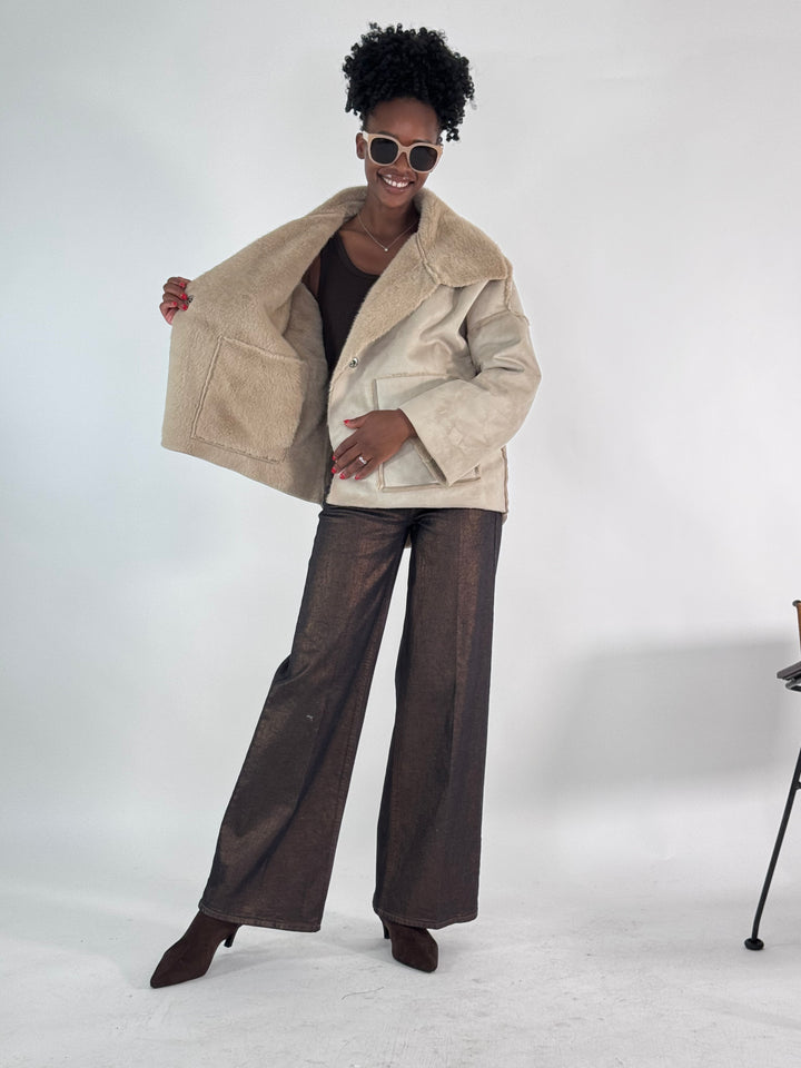 Wende Jacke Fake Fur
