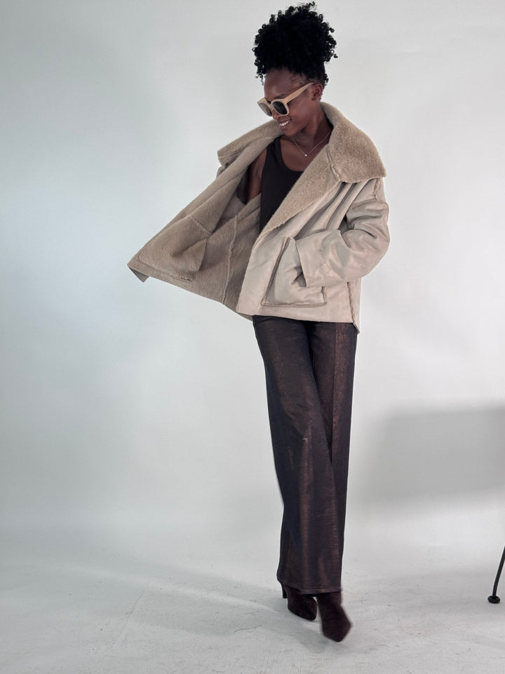 Wende Jacke Fake Fur