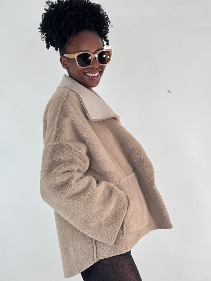 Wende Jacke Fake Fur