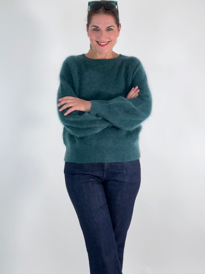 Rundhals Pullover Lina, Brushed Cashmere