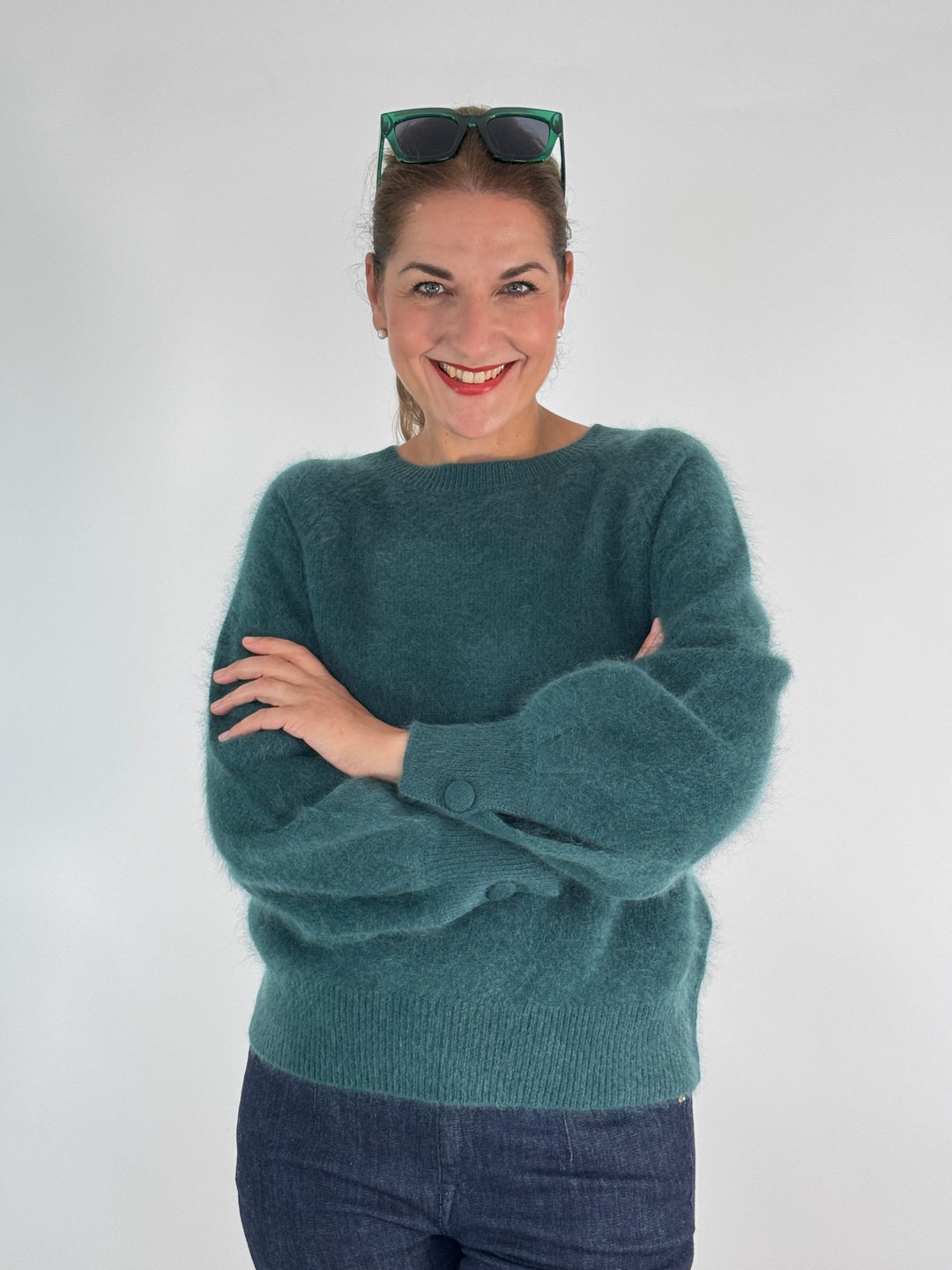 Rundhals Pullover Lina, Brushed Cashmere