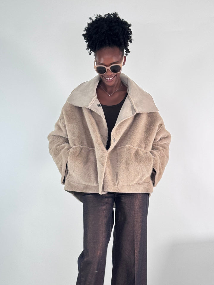 Wende Jacke Fake Fur