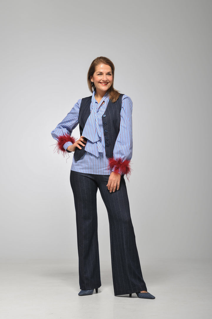 Schluppen-Bluse - Feathers