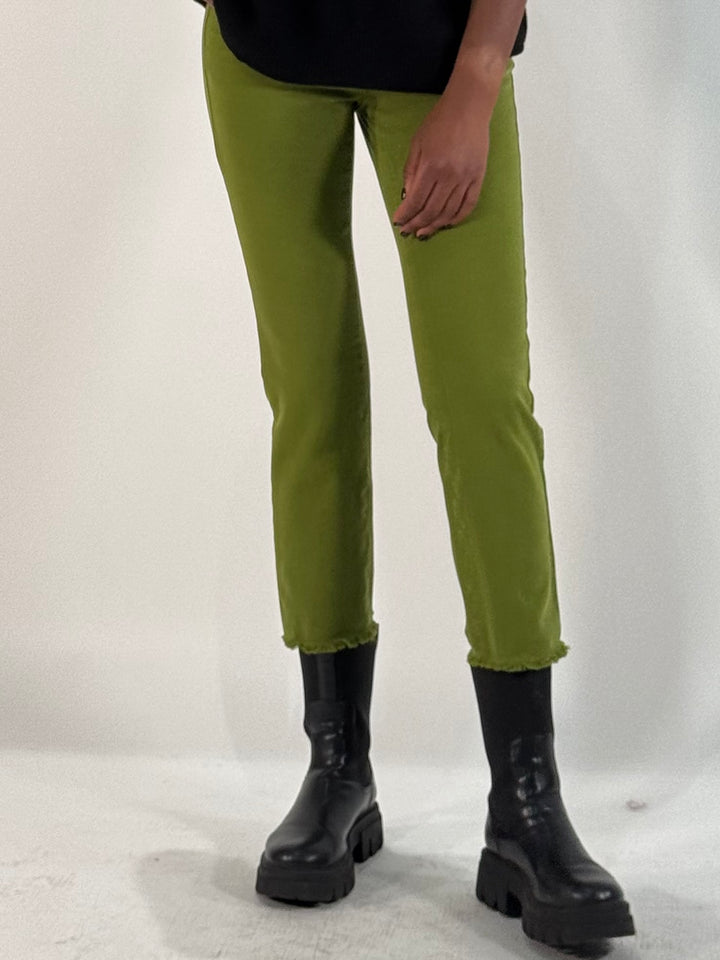 Claire Cropped, Colored Denim Bistretch
