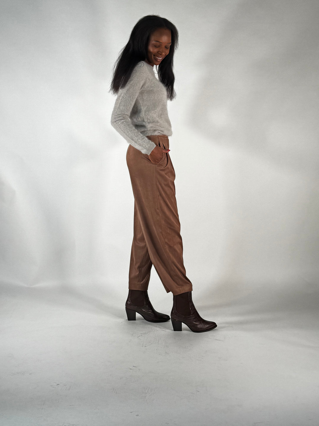 Hose Mayla 6/8 Jogg Soft Blend Velours