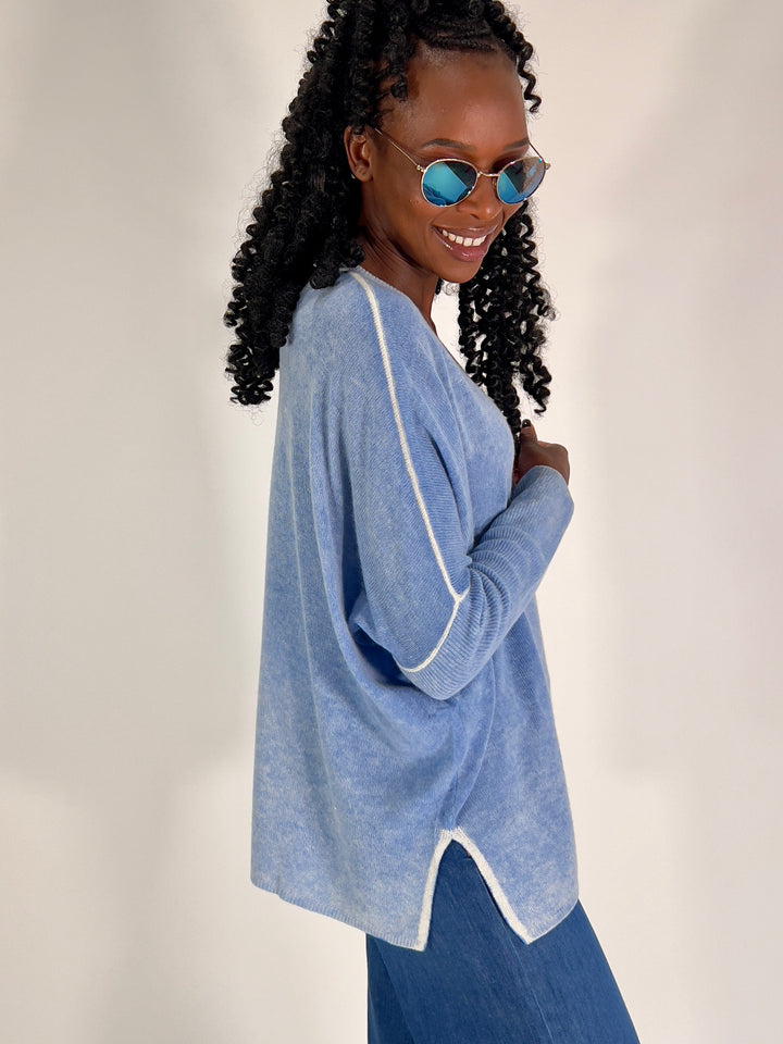 Oversize-Pulli aus Cashmere