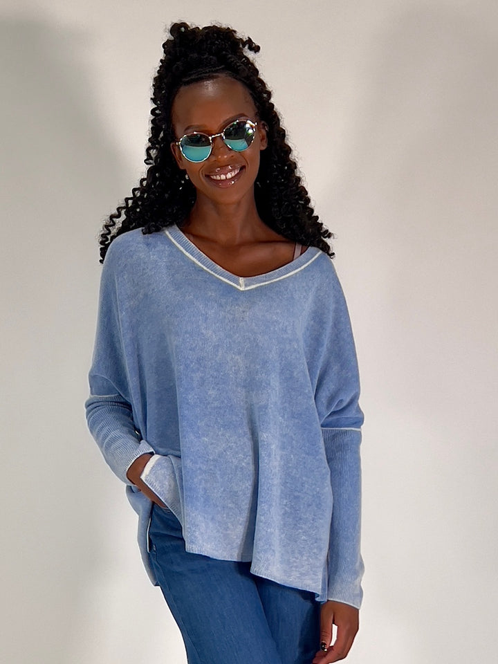 Oversize-Pulli aus Cashmere