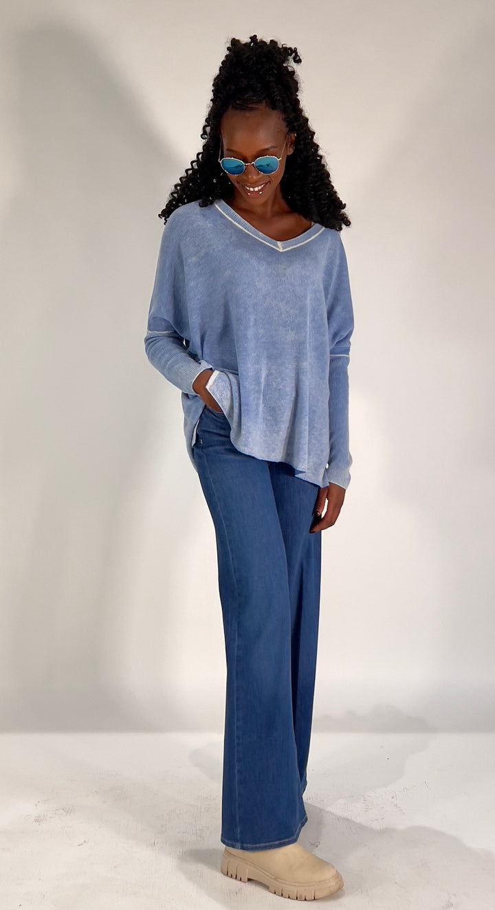 Oversize-Pulli aus Cashmere