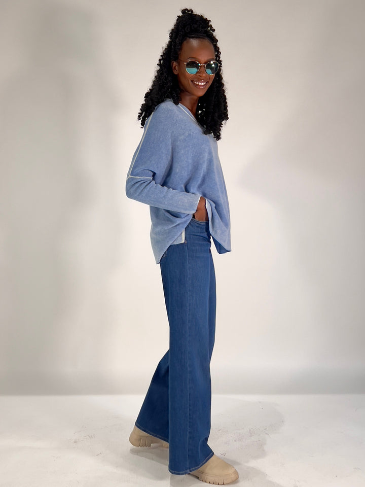 Oversize-Pulli aus Cashmere