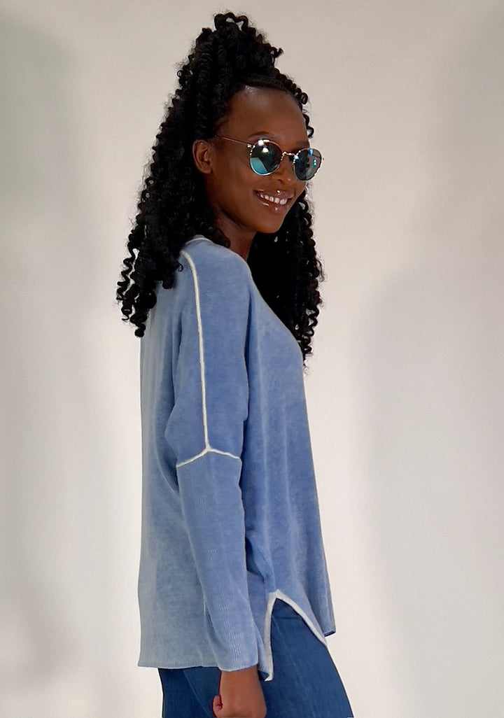 Oversize-Pulli aus Cashmere
