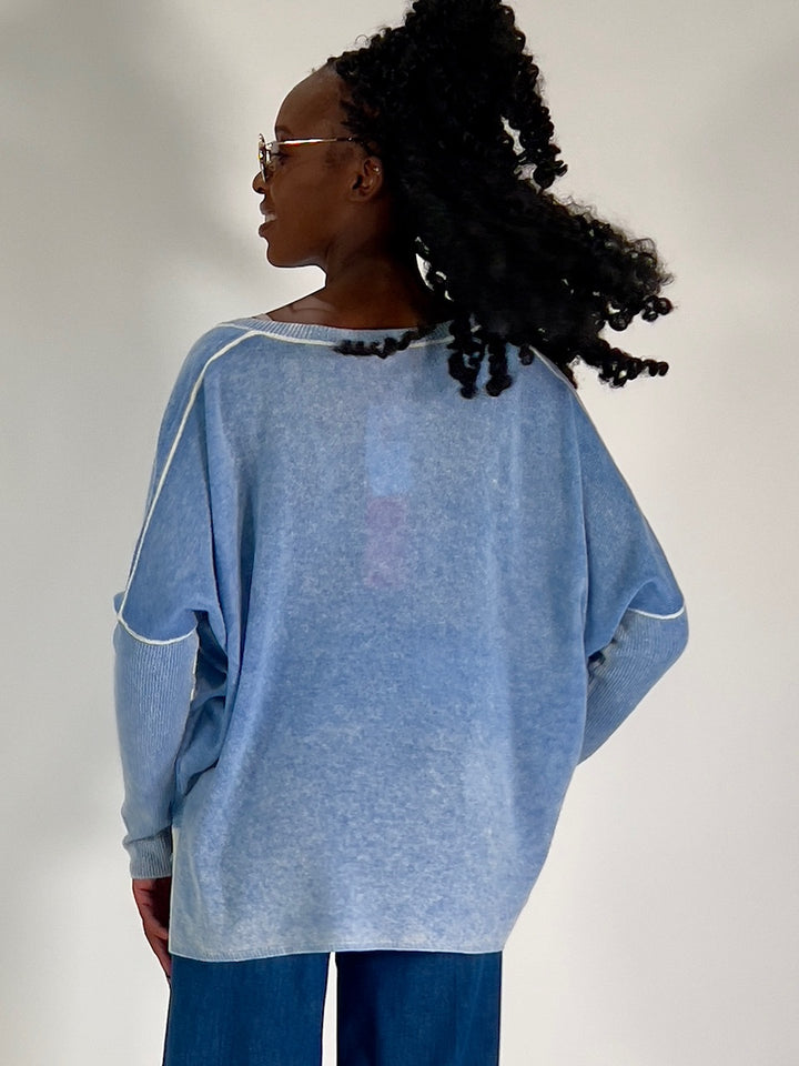 Oversize-Pulli aus Cashmere