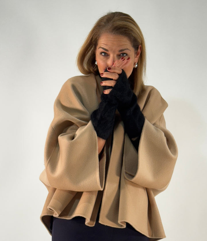 Fingerlose Fäustlinge in Brushed Cashmere
