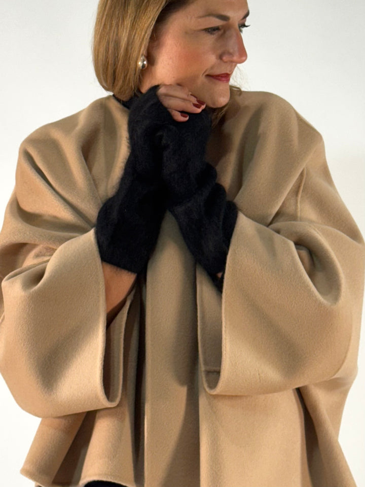 Fingerlose Fäustlinge in Brushed Cashmere