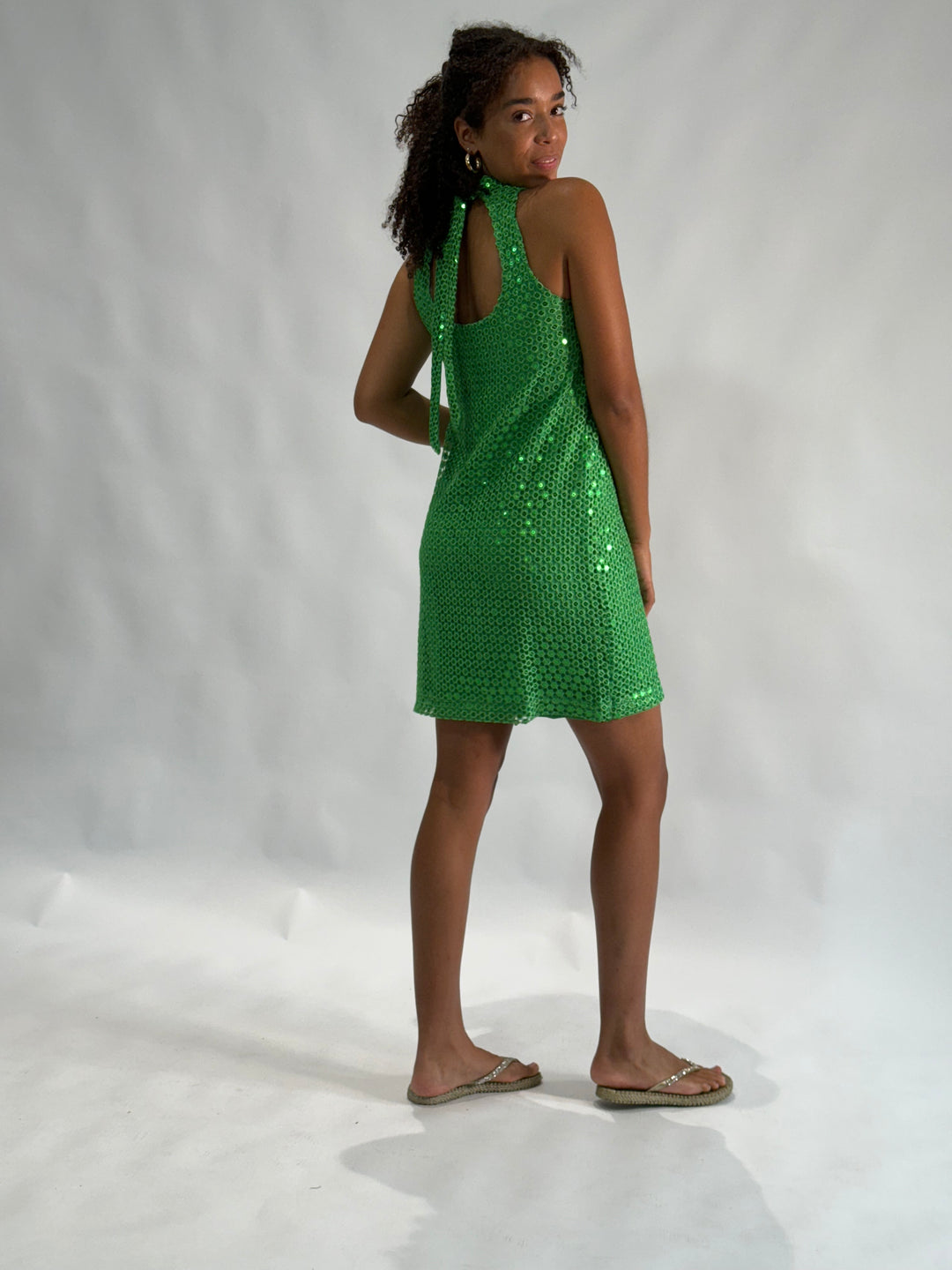 Pailletten-Kleid Pacea ohne Arm
