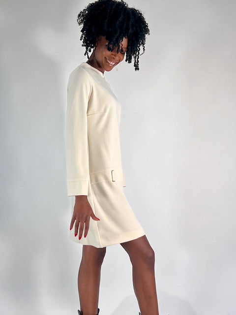 A-Linien-Kleid Sixties mit Langarm