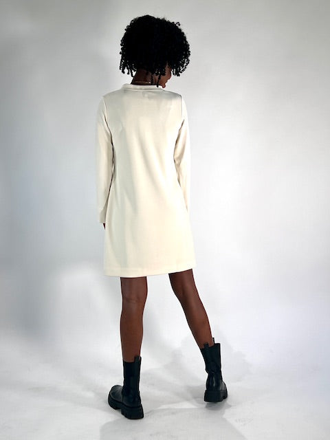 A-Linien-Kleid Sixties mit Langarm