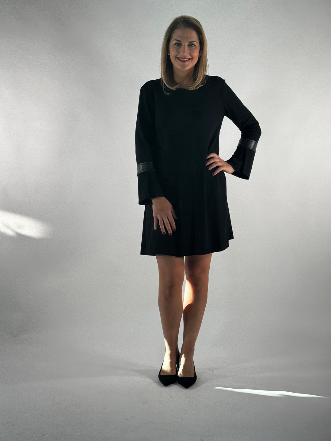 A-Linien-Kleid Black