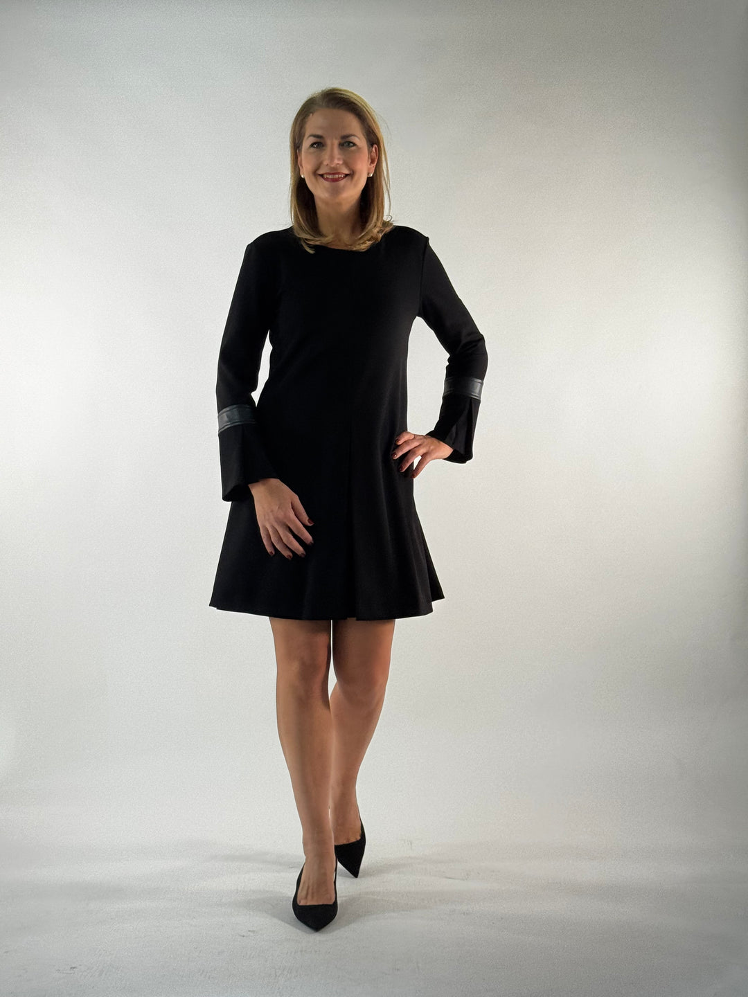 A-Linien-Kleid Black