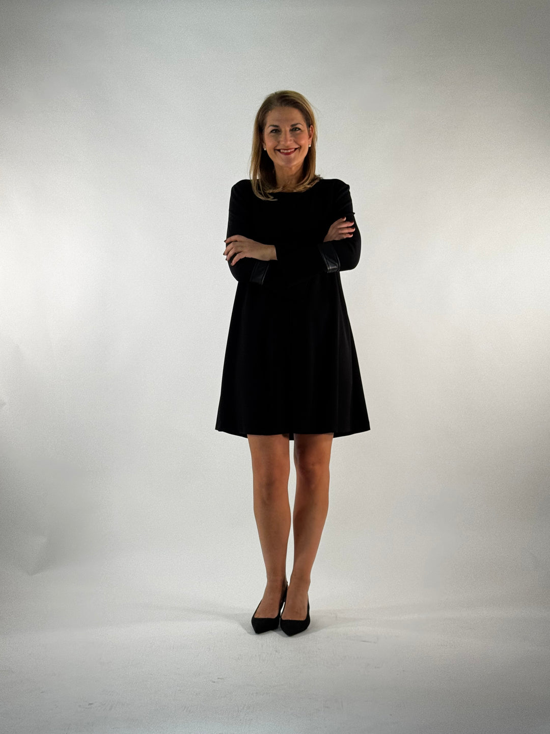 A-Linien-Kleid Black