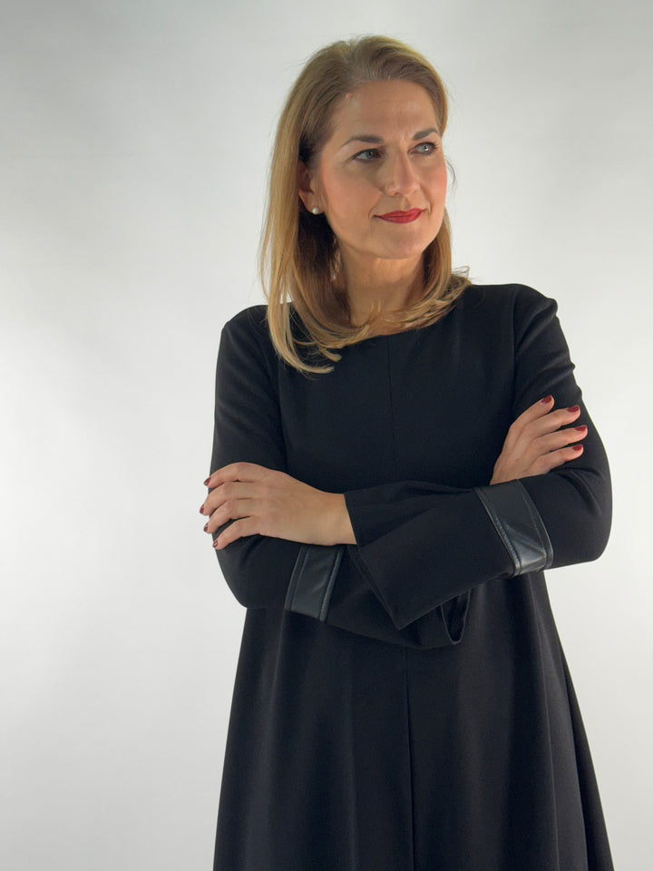 A-Linien-Kleid Black