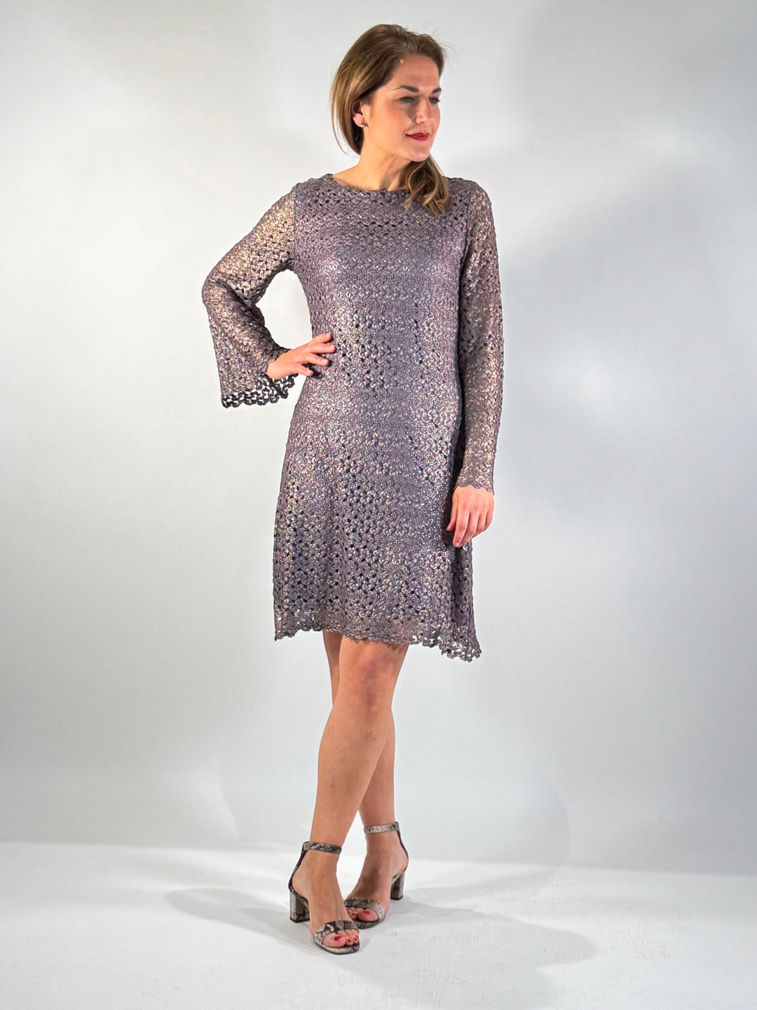 Kleid Metallic