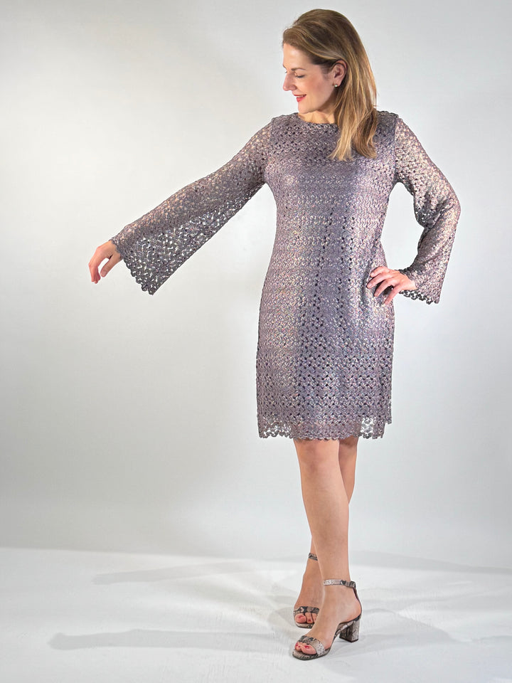 Kleid Metallic