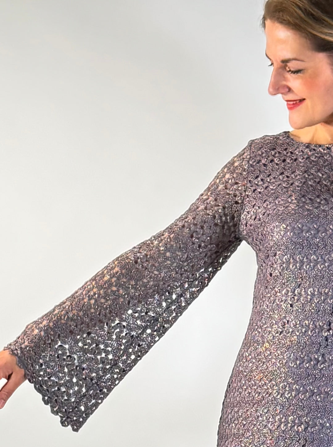 Kleid Metallic