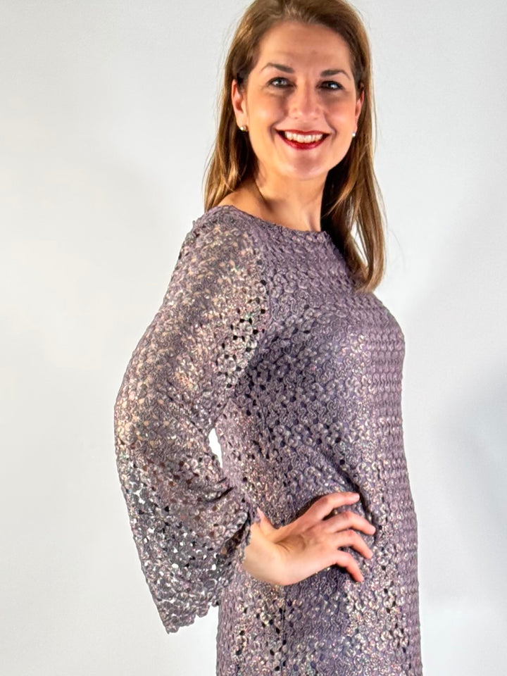 Kleid Metallic