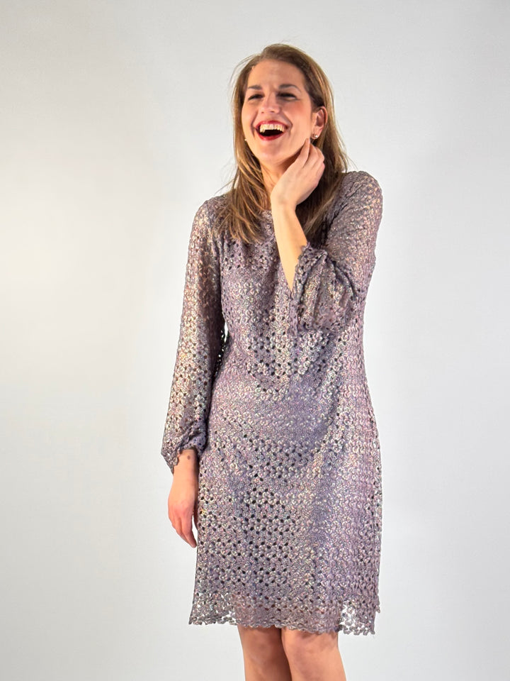Kleid Metallic