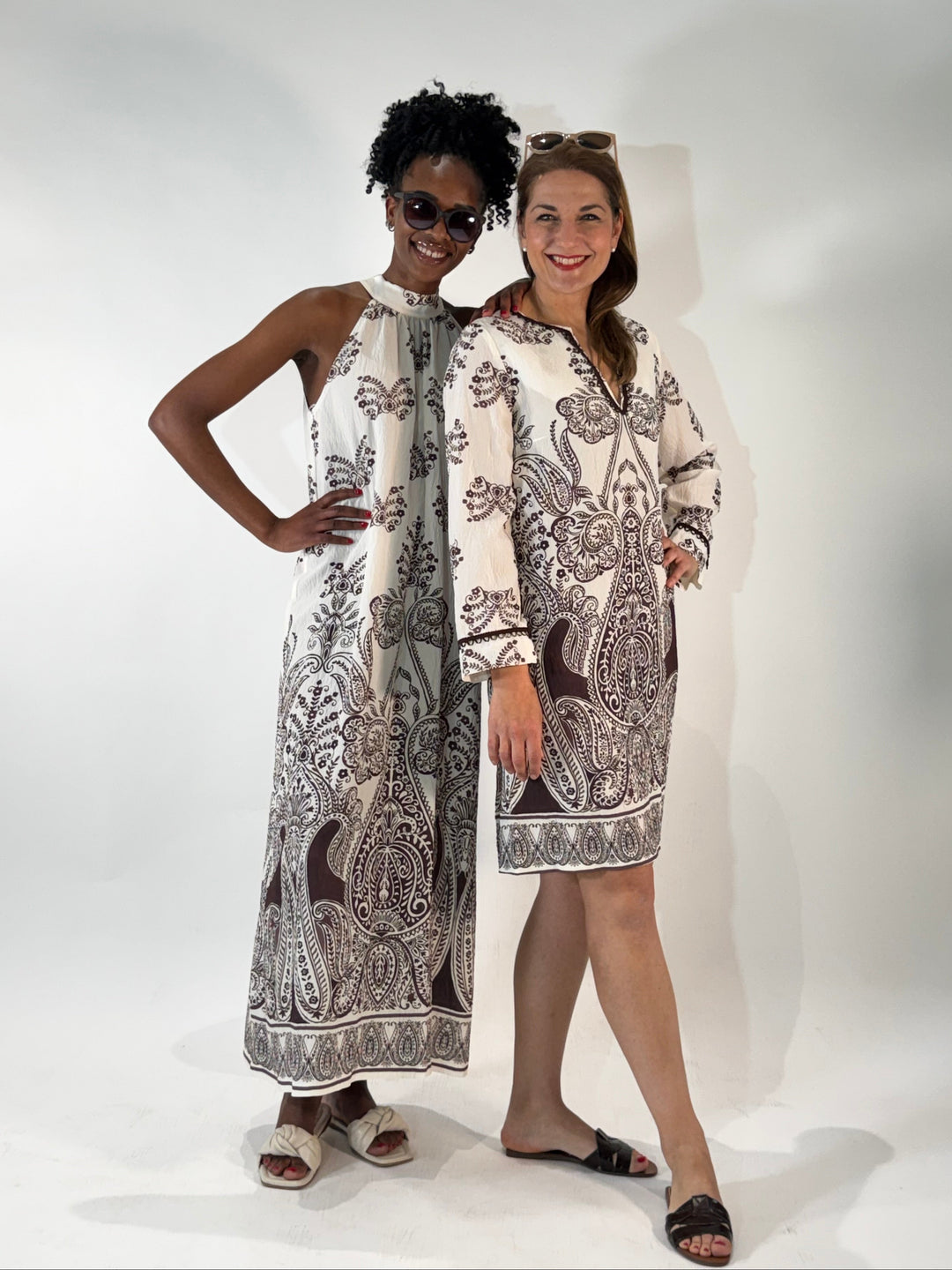 Maxi-Kleid mit Neckholder im Boho-Style