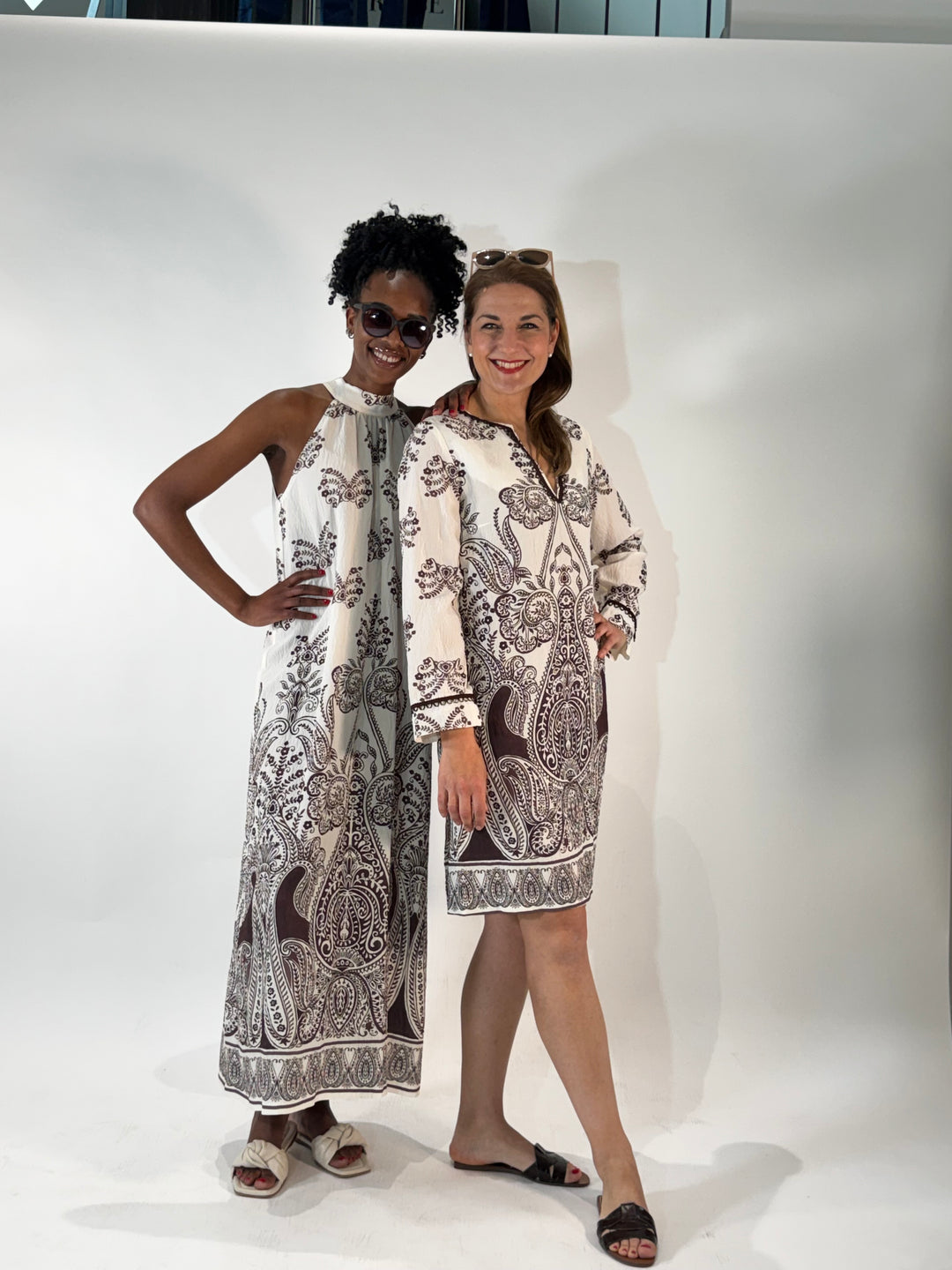 Maxi-Kleid mit Neckholder im Boho-Style