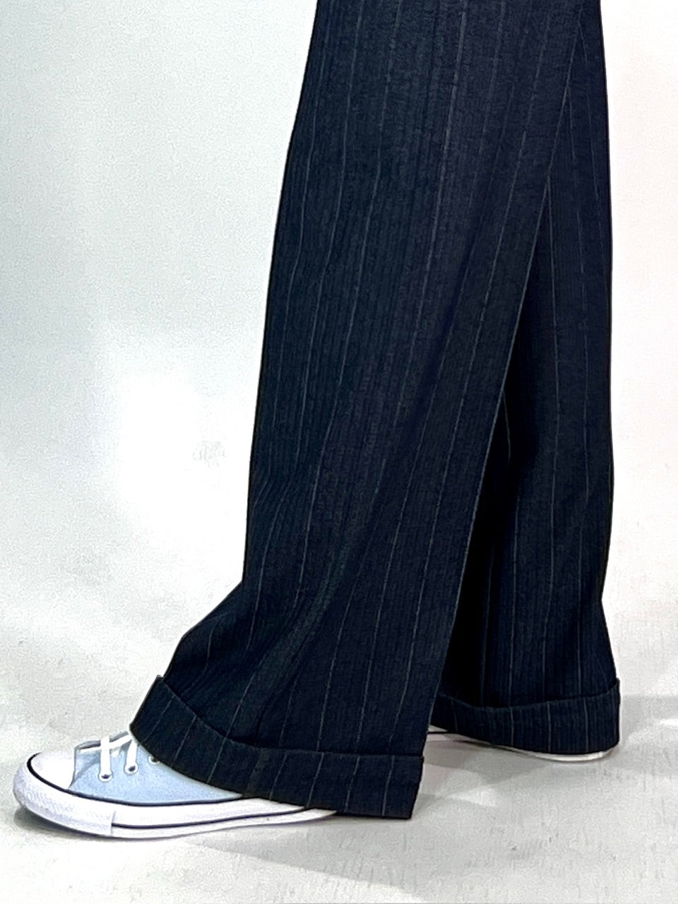Marlenehose mit Nadelstreifen