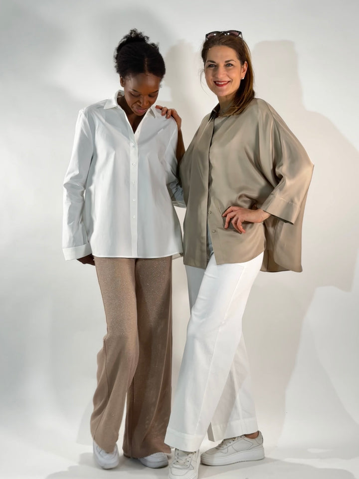 Hose Ajour in Glitter-Optik