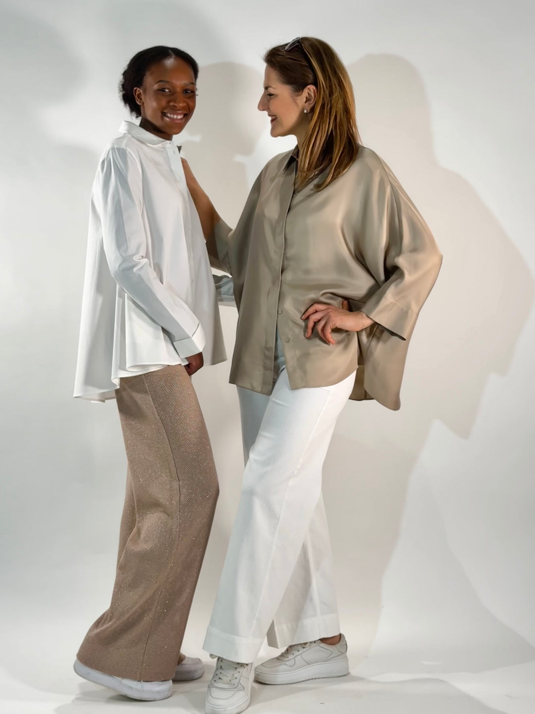 Hose Ajour in Glitter-Optik